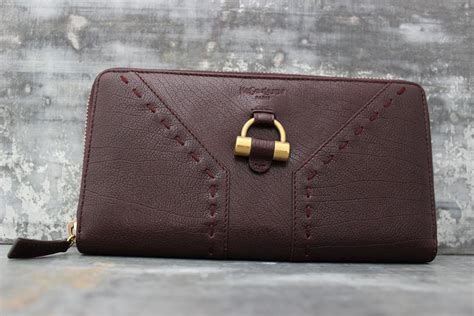 yves saint laurent zip wallet|yves Saint Laurent wallet sale.